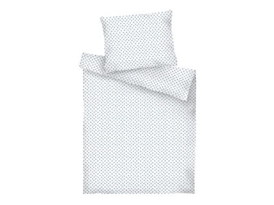 Krepové povlečení Malé růže modré 140x200, 70x90 cm – fotka 4