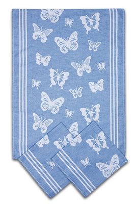 Utěrka Extra savá 50x70 Motýlci - modrá - 3 ks{% if product.brand.name %} – Svitap{% endif %}