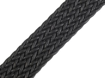 Splétaný popruh šíře 30 mm METRÁŽ{% if variant.name %} – 3 černá{% endif %}