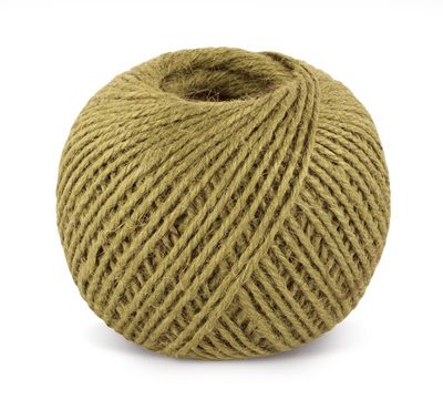 Jutový motouz Okrová 2524/008 klubko 200g, cca 130 m, průměr 1.75 mm{% if product.brand.name %} – Bellatex{% endif %}