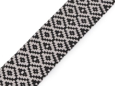 Oboustranný popruh šíře 50 mm METRÁŽ{% if variant.name %} – 2 černá{% endif %}