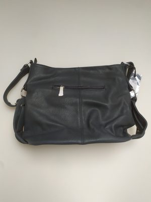 Modrošedá moderní crossbody dámská kabelka 67-MH – fotka 4