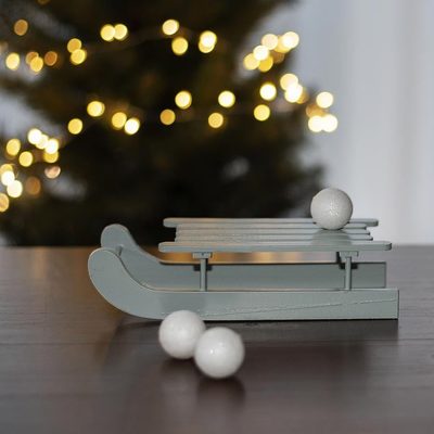 Dekorace sáňky D3425-21 - 20 x 8 x 5 cm – fotka 1