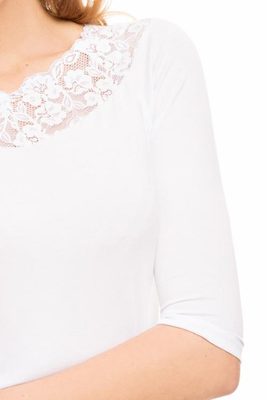 Dámská halenka Olimpia white - 3/4 rukáv – fotka 1