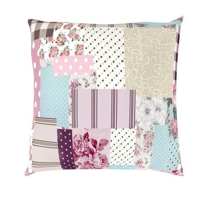 Povlak na polštář krep PATCHWORK růžový{% if product.brand.name %} – Kvalitex{% endif %}