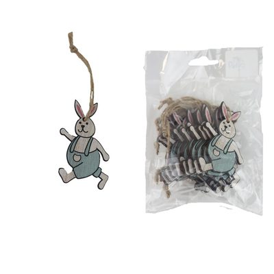 Králíček k zavěšení, 10 ks D6663 - 4,5 x 0,3 x 7,5 cm{% if product.brand.name %} – {% endif %}