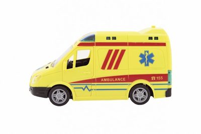 Auto ambulance plast 20cm na setrvačník na baterie se zvukem se světlem – fotka 4