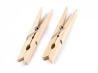 Dřevěné kolíčky na prádlo 10x74 mm 24ks{% if product.brand.name %} – Galanterka{% endif %}