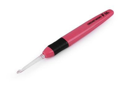 Háček na háčkování s osvětlením vel. 3; 4; 5{% if variant.name %} – 2 (4 mm) růžová{% endif %}