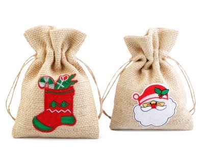 Vánoční jutový pytlík 12x16,5 cm{% if product.brand.name %} – Stoklasa{% endif %}