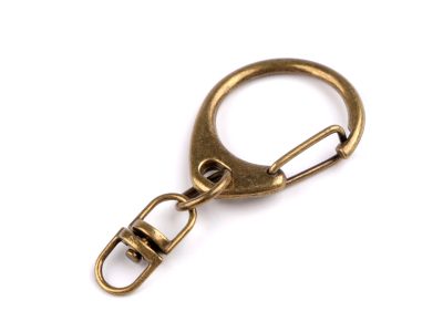 Kovová karabinka s obrtlíkem 26x54 mm 3 ks{% if variant.name %} – 3 staromosaz{% endif %}