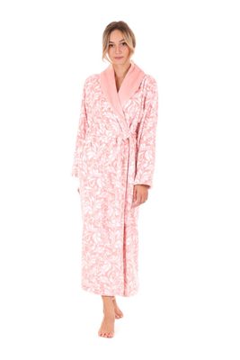 Dámský Župan s Límcem Flora růžová perla 25 56 3053{% if variant.name %} – XL{% endif %}