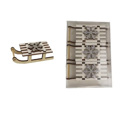 Dekorační sáňky, 3 ks D4628-01 - 8 x 3,5 x 3,5 cm{% if product.brand.name %} – Morex{% endif %}