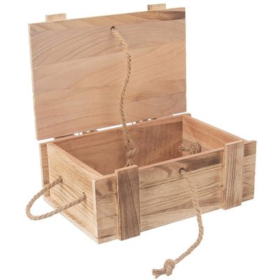 Dřevěná truhla malá dárková O0014 - 30 x 21 cm, výšku 12 cm. – fotka 1