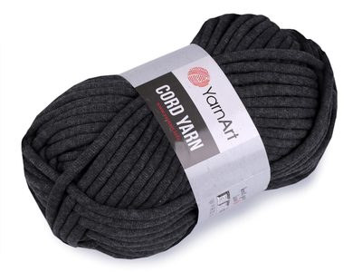 Pletací příze Cord Yarn 250 g - 10 (758) šedá tmavá
