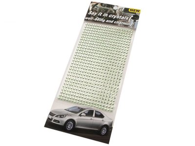 Samolepící kamínky na lepícím proužku Ø4 mm{% if variant.name %} – 2 zelená ledově{% endif %}