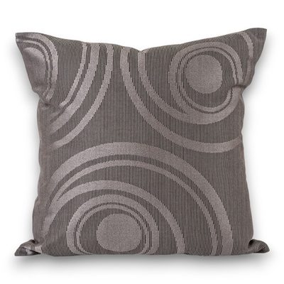 Šedý polštář Circles 40x40cm{% if product.brand.name %} – Kvalitex{% endif %}