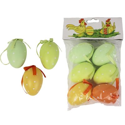 X2447 Vajíčka dekorační 6 kusů / 6 cm{% if product.brand.name %} – Morex{% endif %}