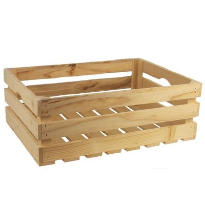 Dřevěná bedýnka přírodní velká 097028 - 50 x 35 x 20 cm{% if product.brand.name %} – Morex{% endif %}