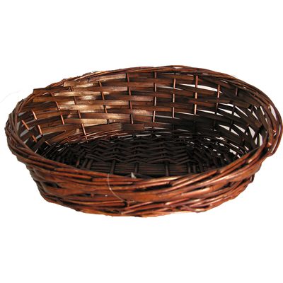 Miska oválná hnědá P1019/H - 36 x 28 x 7/12,5 cm{% if product.brand.name %} – Morex{% endif %}