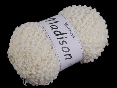 Pletací příze nopková Madison 100 g{% if variant.name %} – 2 krémová světlá{% endif %}