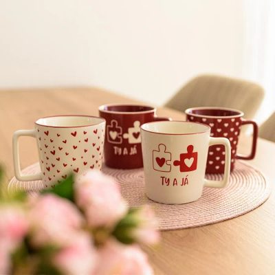 Porcelánový hrnek X6978-08 - 400 ml – fotka 1