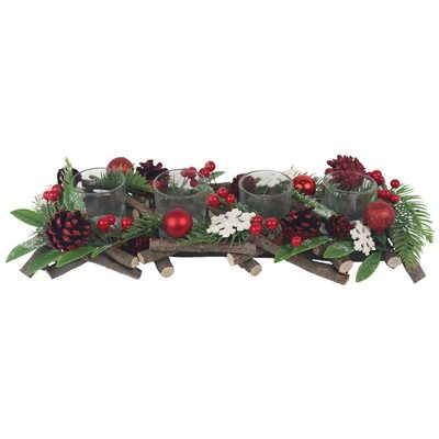 Adventní svícen P1871/2 - 40 × 14 × 8 cm{% if product.brand.name %} – Morex{% endif %}