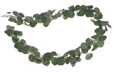 Girlanda eukalyptus 190 cm - tm. zelená - Canea