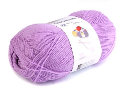 Pletací Příze Gloria od Vlnap 50g{% if variant.name %} – 4 (53111) fialová sv.{% endif %}