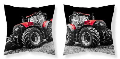 Povlak na polštářek Traktor red micro Polyester, 40/40 cm{% if product.brand.name %} – DETEXPOL{% endif %}