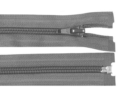 Spirálový zip šíře 5 mm délka 55 cm (bundový) POL{% if variant.name %} – 319 šedá ocelová{% endif %}