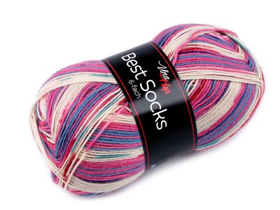 Pletací příze Best socks 150 g{% if product.brand.name %} – Stoklasa{% endif %}