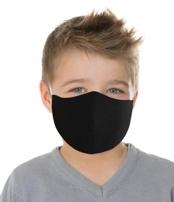 Bavlněná rouška dětská BLACK 11 cm{% if product.brand.name %} – Bellatex{% endif %}
