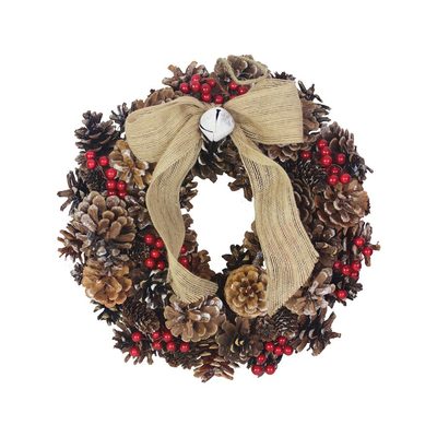Věnec s šiškami P1233/1 - 33 cm{% if product.brand.name %} – Morex{% endif %}