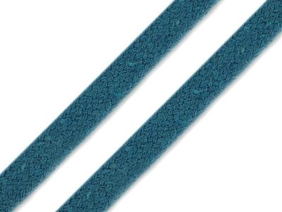 Šňůra plochá / dutinka šíře 10 mm návin 10m{% if variant.name %} – 5 modrá tyrkys{% endif %}