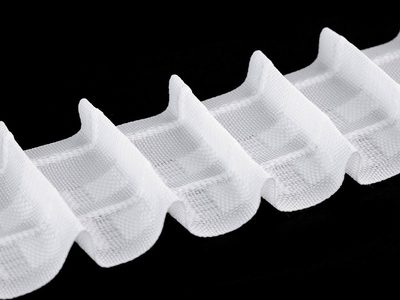 Záclonovka šíře 50 mm tužkové řasení návin 50 metrů – fotka 2