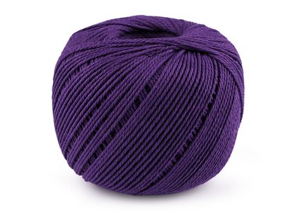 Bavlněná příze macrame Ø2 mm - 8 fialová