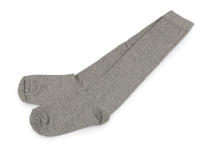 Dámské / dívčí bavlněné podkolenky hladké{% if variant.name %} – 12 šedá světlá{% endif %}