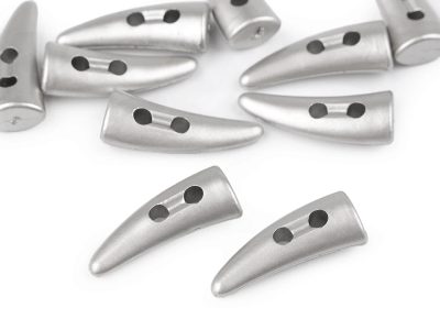 Knoflík roh s kovovým vzhledem13x33 mm 10 kusů{% if product.brand.name %} – Galanterka{% endif %}