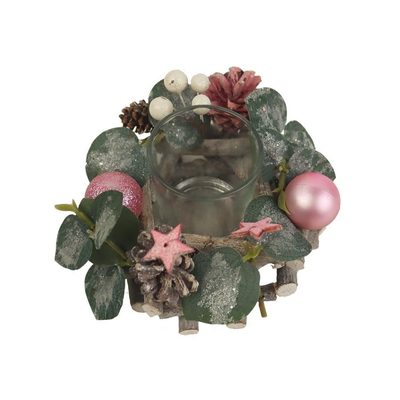 Dekorační svícen P1702 - dia13 x 8 cm{% if product.brand.name %} – Morex{% endif %}