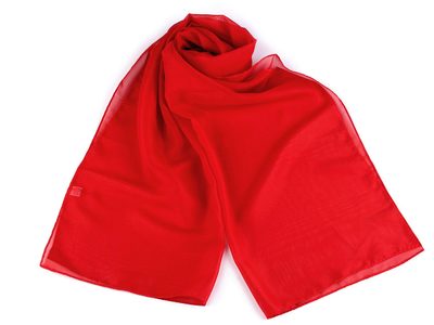 Letní šátek / šála 45x150 cm{% if variant.name %} – 5 (45x150 cm) červená{% endif %}