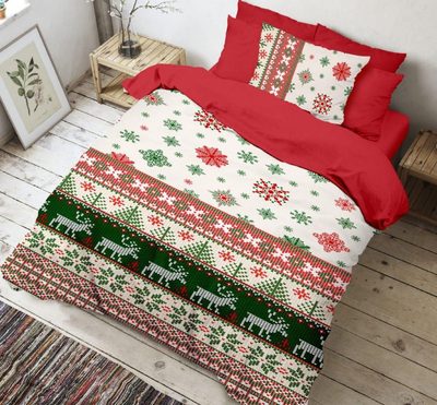 Povlečení Christmas 140x200, 70x90cm{% if product.brand.name %} – Kvalitex{% endif %}