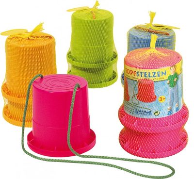 Chůdy plast asst 4 barvy 13x12x11cm v síťce – fotka 1