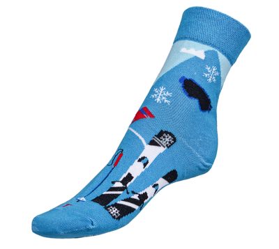 Ponožky Lyže-snowboard - 39-42 modrá{% if product.brand.name %} – Bellatex{% endif %}