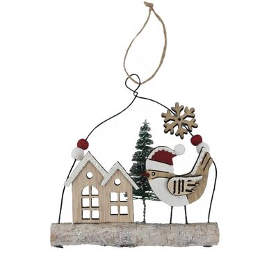 Vánoční dekorace k zavěšení D7538 - 18 × 15 × 2.5 cm{% if product.brand.name %} – Morex{% endif %}