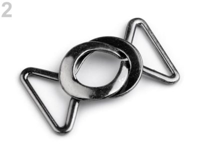Kovové zapínání šíře 24 mm{% if variant.name %} – 2 nikl černý{% endif %}