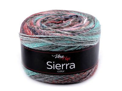 Pletací příze Sierra 150 g - 6 (7201) tyrkys mořský