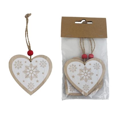 Srdce k zavěšení, 2 ks D6381 - 7,5 cm{% if product.brand.name %} – Morex{% endif %}
