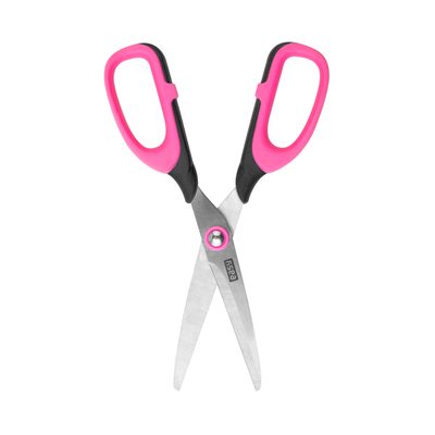 Nůžky s měkkým úchytem, pogumované 15 cm – fotka 4