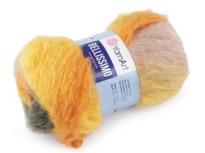 Pletací příze Bellissimo 150 g{% if variant.name %} – 3 (1405) oranžovožlutá zelená{% endif %}